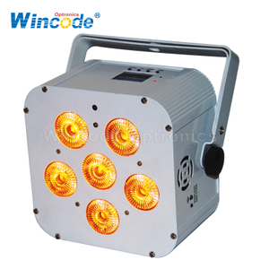 6×18W RGBWA+UV 6 in 1 Battery-Powered Wireless LED Par Light