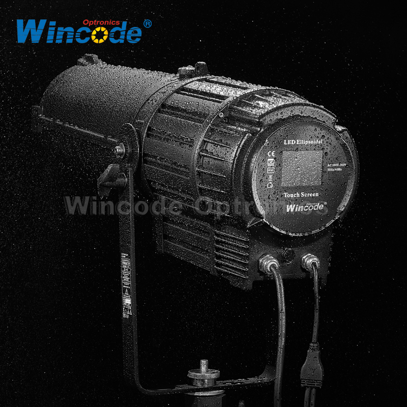 IP65 Outdoor RGBAL LED Ellipsoidal Profile Spot Light With Auto zoom Auto cutting 